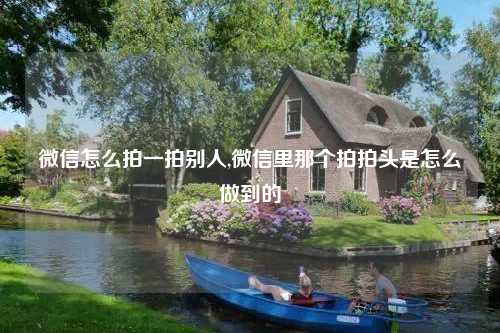 微信怎么拍一拍别人,微信里那个拍拍头是怎么做到的