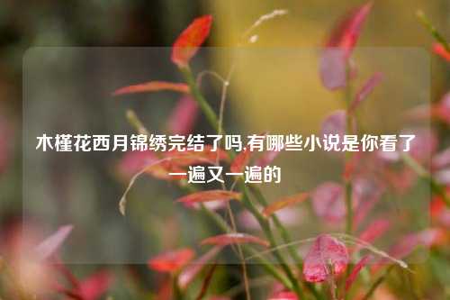 木槿花西月锦绣完结了吗,有哪些小说是你看了一遍又一遍的