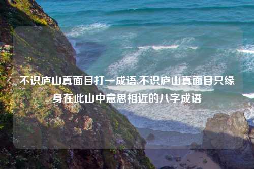 不识庐山真面目打一成语,不识庐山真面目只缘身在此山中意思相近的八字成语