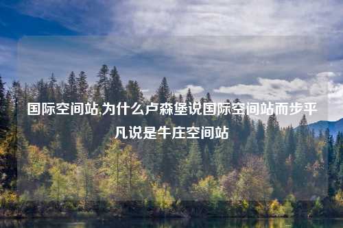 国际空间站,为什么卢森堡说国际空间站而步平凡说是牛庄空间站