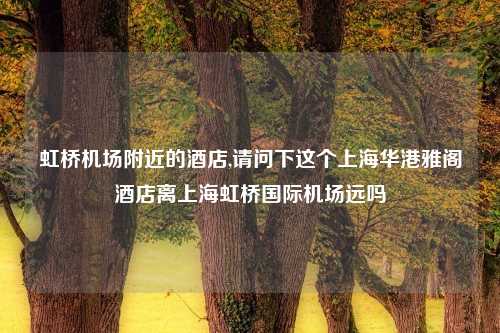 虹桥机场附近的酒店,请问下这个上海华港雅阁酒店离上海虹桥国际机场远吗
