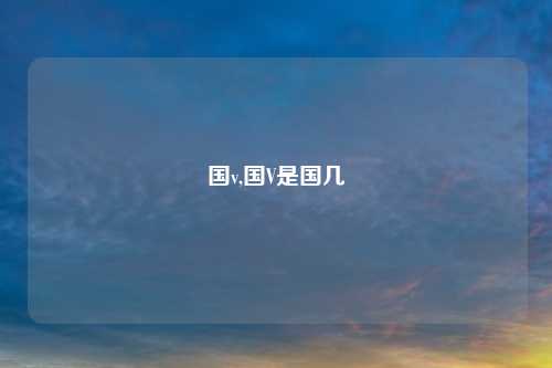 国v,国V是国几