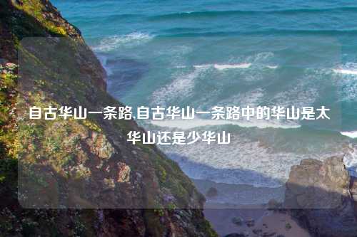 自古华山一条路,自古华山一条路中的华山是太华山还是少华山