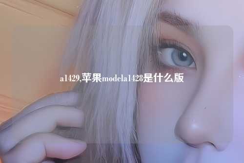 a1429,苹果modela1428是什么版