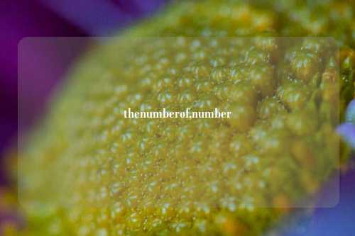 thenumberof,number