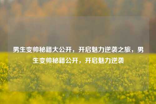 男生变帅秘籍大公开，开启魅力逆袭之旅，男生变帅秘籍公开，开启魅力逆袭