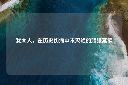 犹太人，在历史伤痛中未灭绝的顽强延续