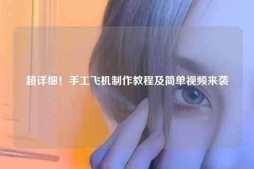 超详细！手工飞机     教程及简单视频来袭