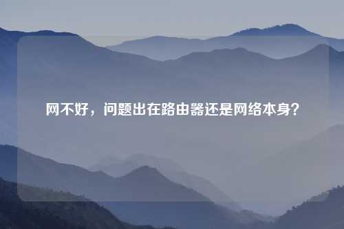 网不好，问题出在路由器还是     本身？