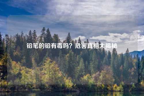 铅笔的铅有毒吗？危害真相大揭秘